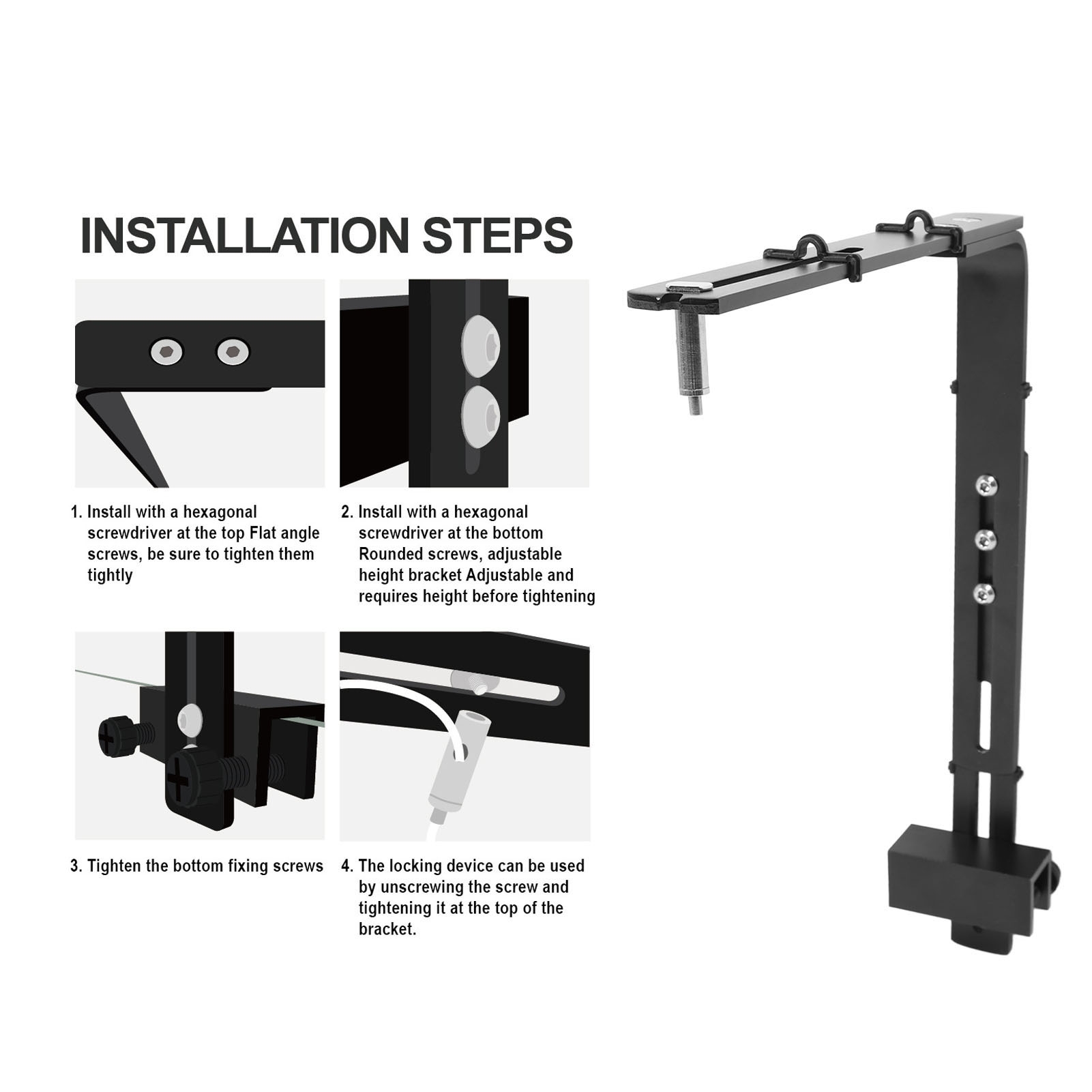 Fish Tank Light Stand Aluminum - Aquarium Marine Lights ulasan dan harga