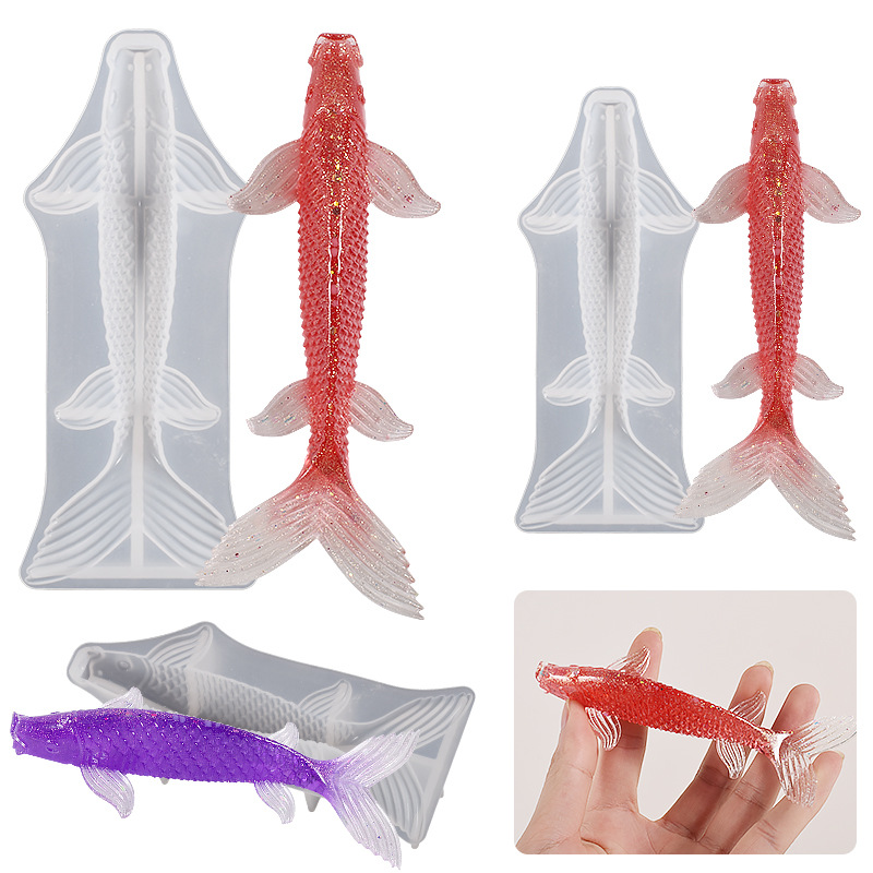 3D Koi Fish Shaped Epoxy Resin - Marine Fish Tank ulasan dan harga