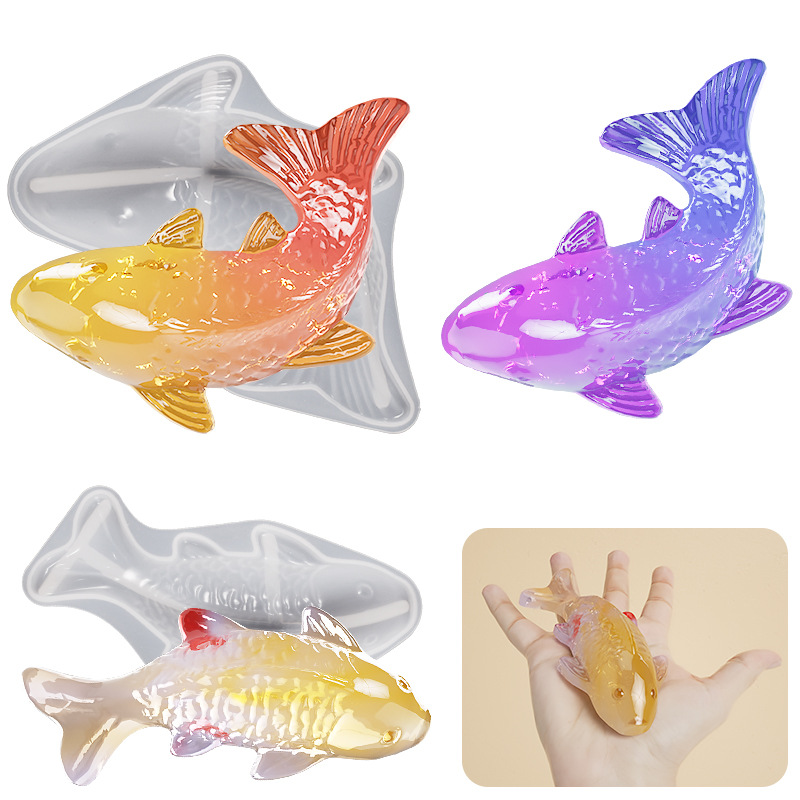 3D Koi Fish Shaped Epoxy Resin - Marine Fish Tank ulasan dan harga