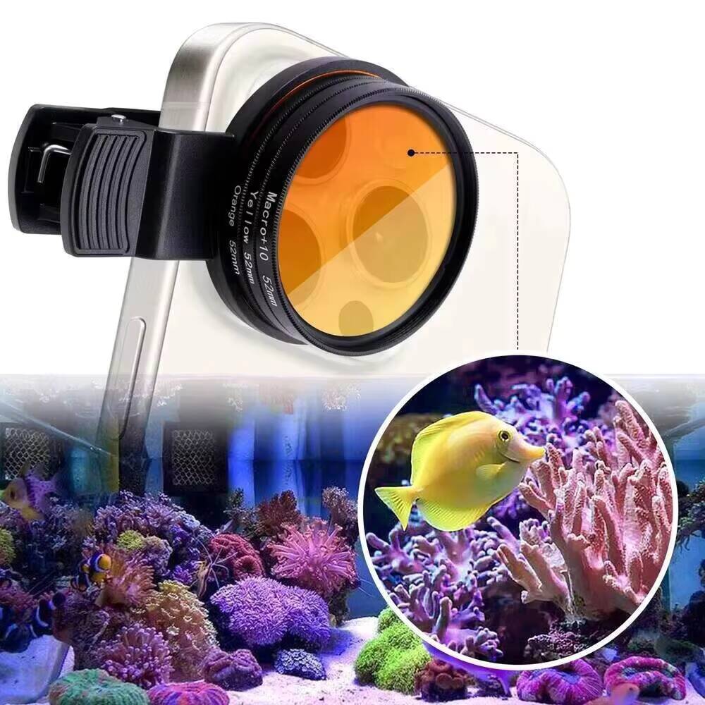 Aquarium Lenses 37mm/52mm Fish - Reef Tank Filter ulasan dan harga
