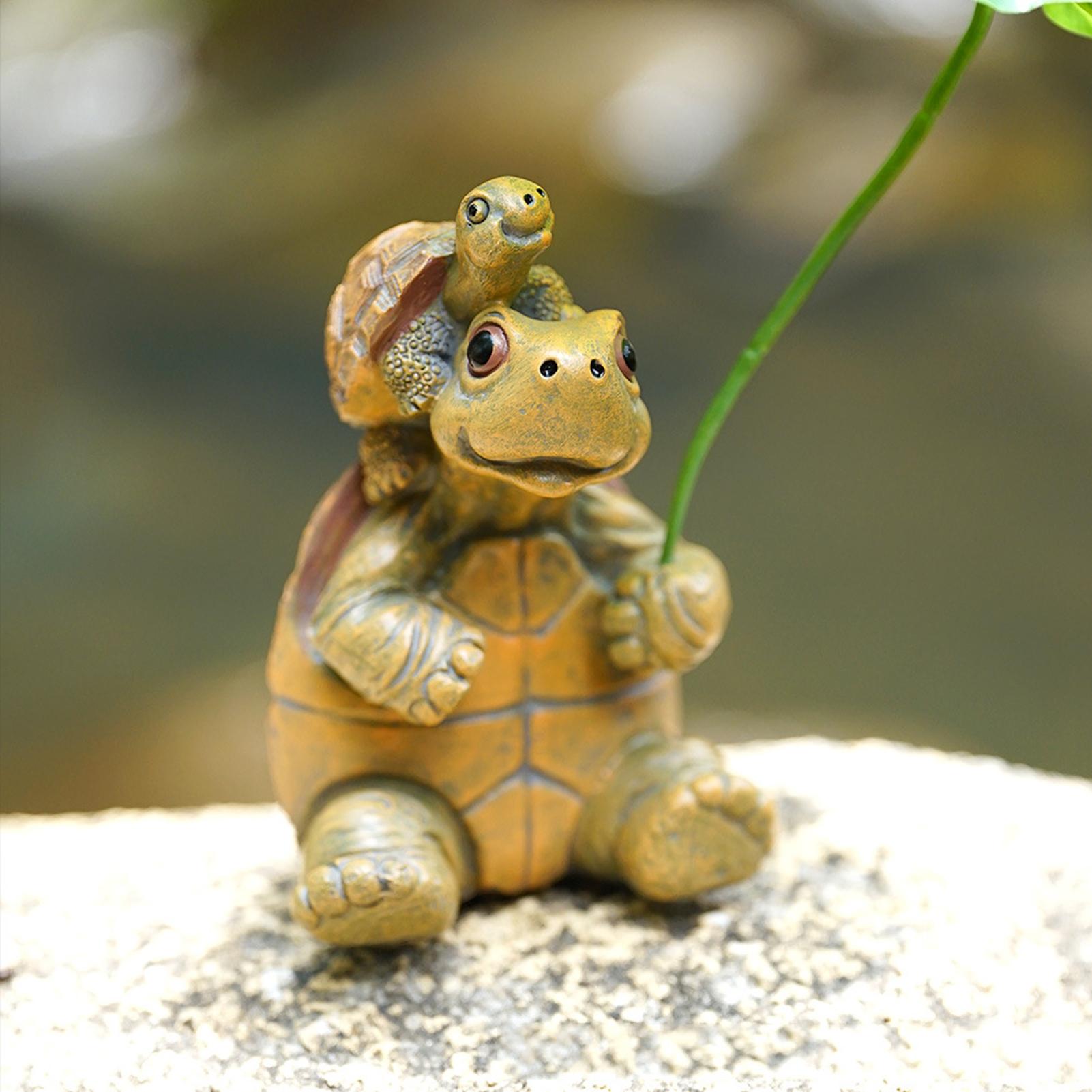 Turtle Figurine Fish Tank Deco - Saltwater Tank ulasan dan harga
