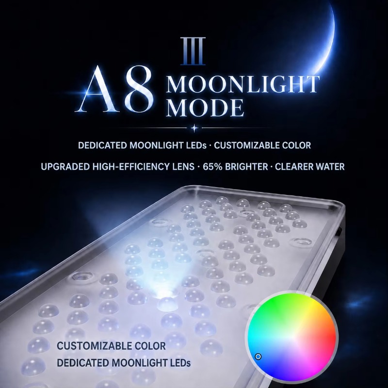 AIPAI A8 III Series A8SE/A8 Pr - Marine Aquarium ulasan dan harga