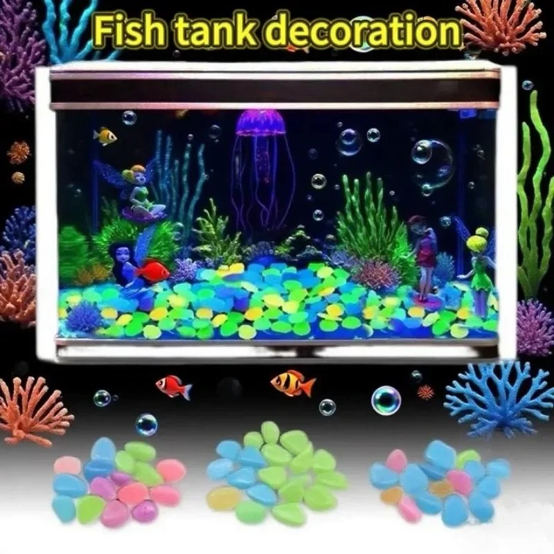 100-1000PCS Luminous Stone Gar - Marine Fish Tank ulasan dan harga
